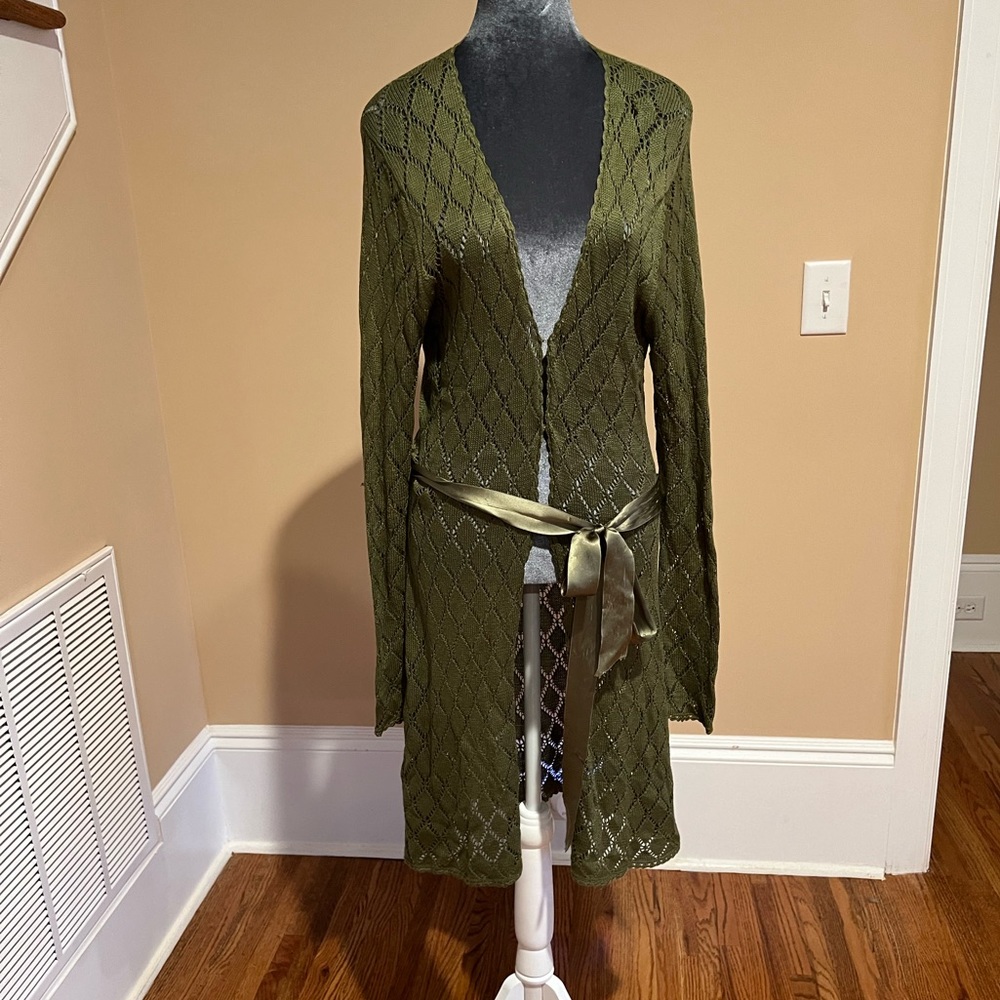 Women’s silk/cashmere sweater by Karen Kane XL